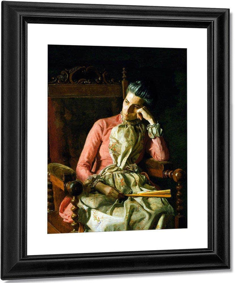 Miss Amelia Van Buren By  Thomas Eakins Fine Art Print