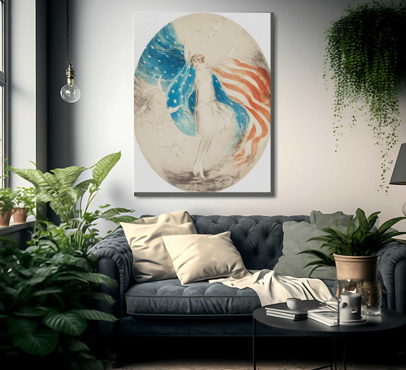 Miss America 1927 By Louis Icart Fine Art Print