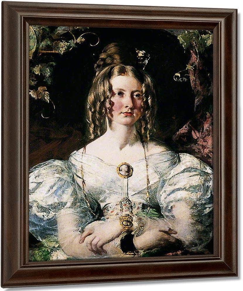 Miss Elizabeth Potts By William Etty Fine Art Print