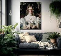 Miss Elizabeth Potts By William Etty Fine Art Print