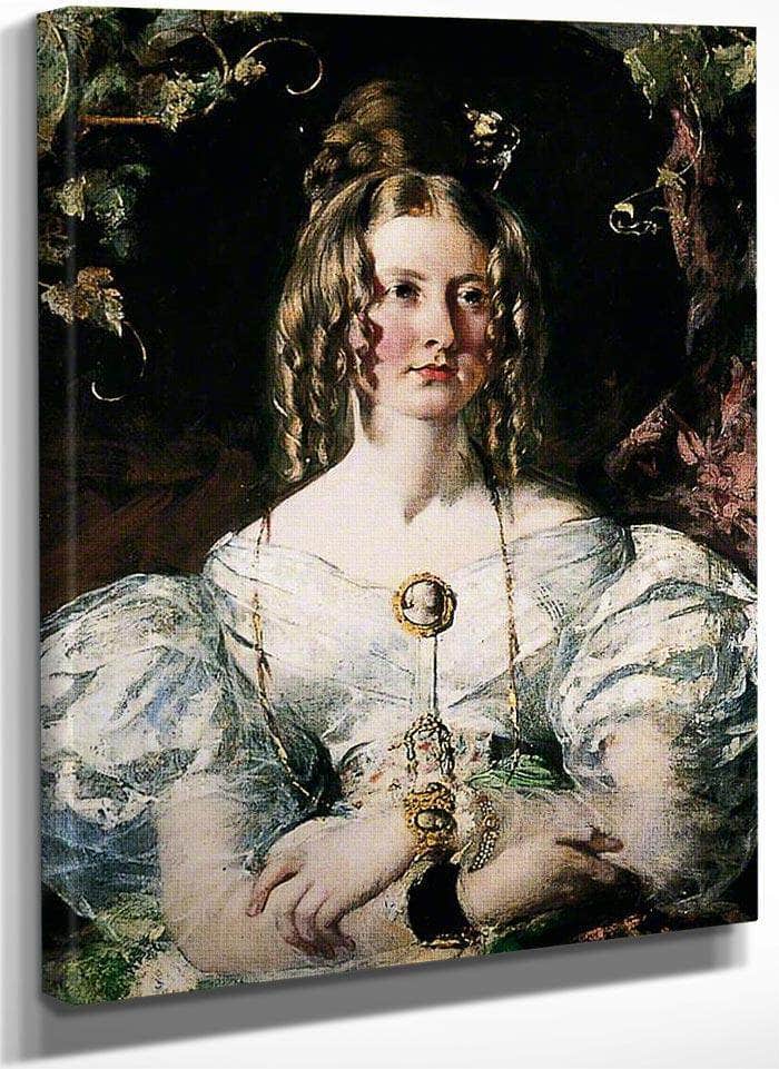 Miss Elizabeth Potts By William Etty Fine Art Print