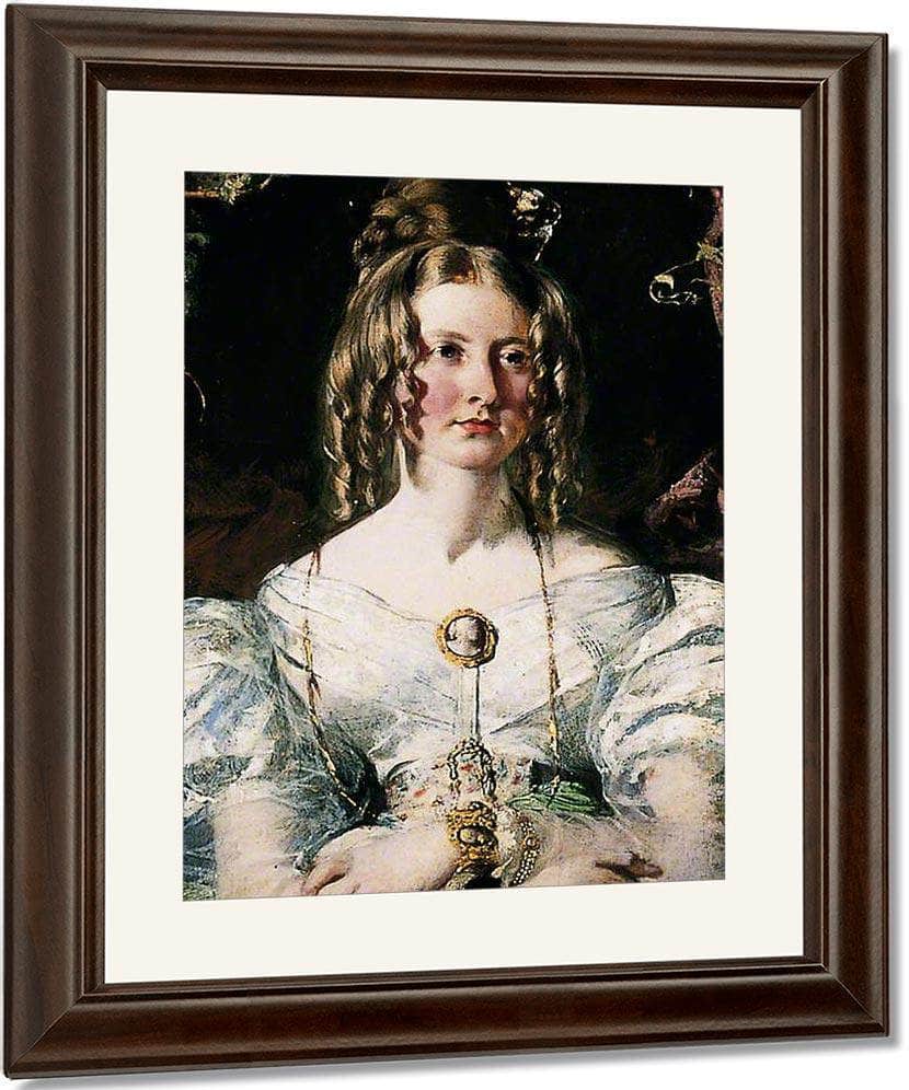 Miss Elizabeth Potts By William Etty Fine Art Print