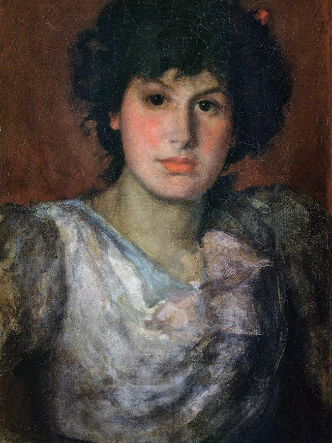 Miss Lilian Woakes By James McNeill Whistler Fine Art Print