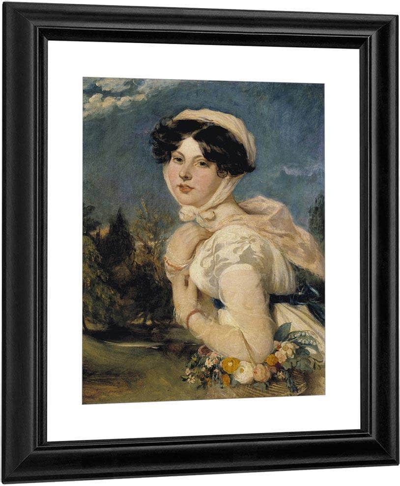 Miss Mary Arabella Jay By William Etty Fine Art Print
