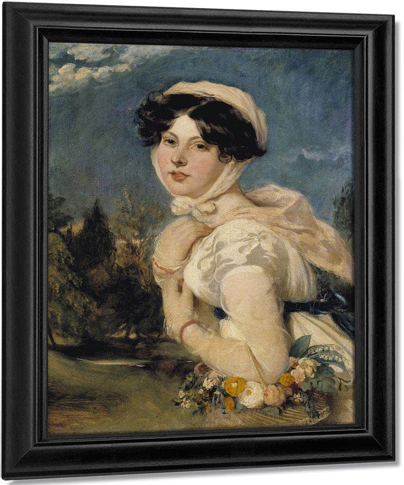 Miss Mary Arabella Jay By William Etty Fine Art Print