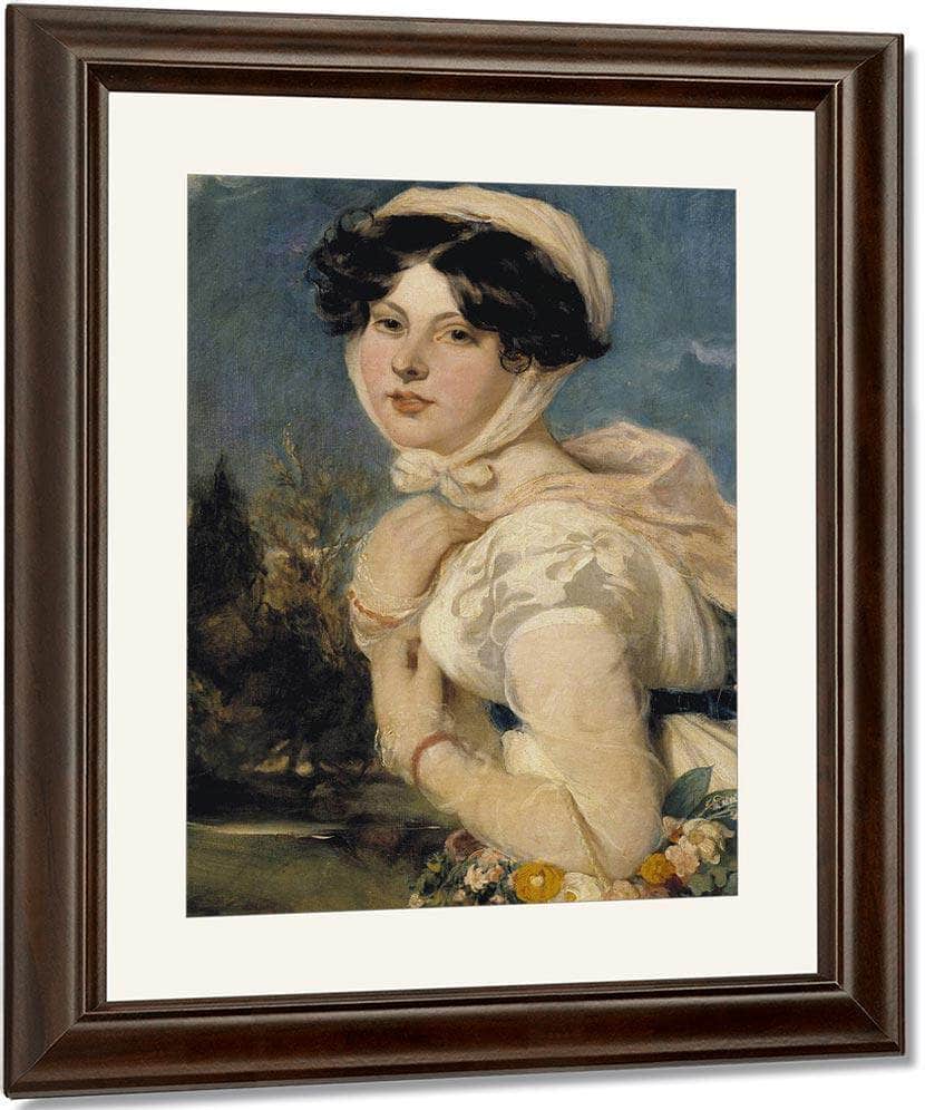 Miss Mary Arabella Jay By William Etty Fine Art Print