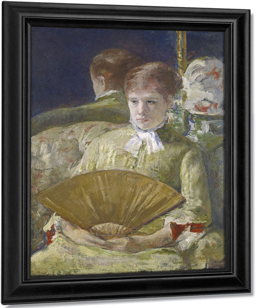 Miss Mary Ellison By Mary Cassatt Fine Art Print