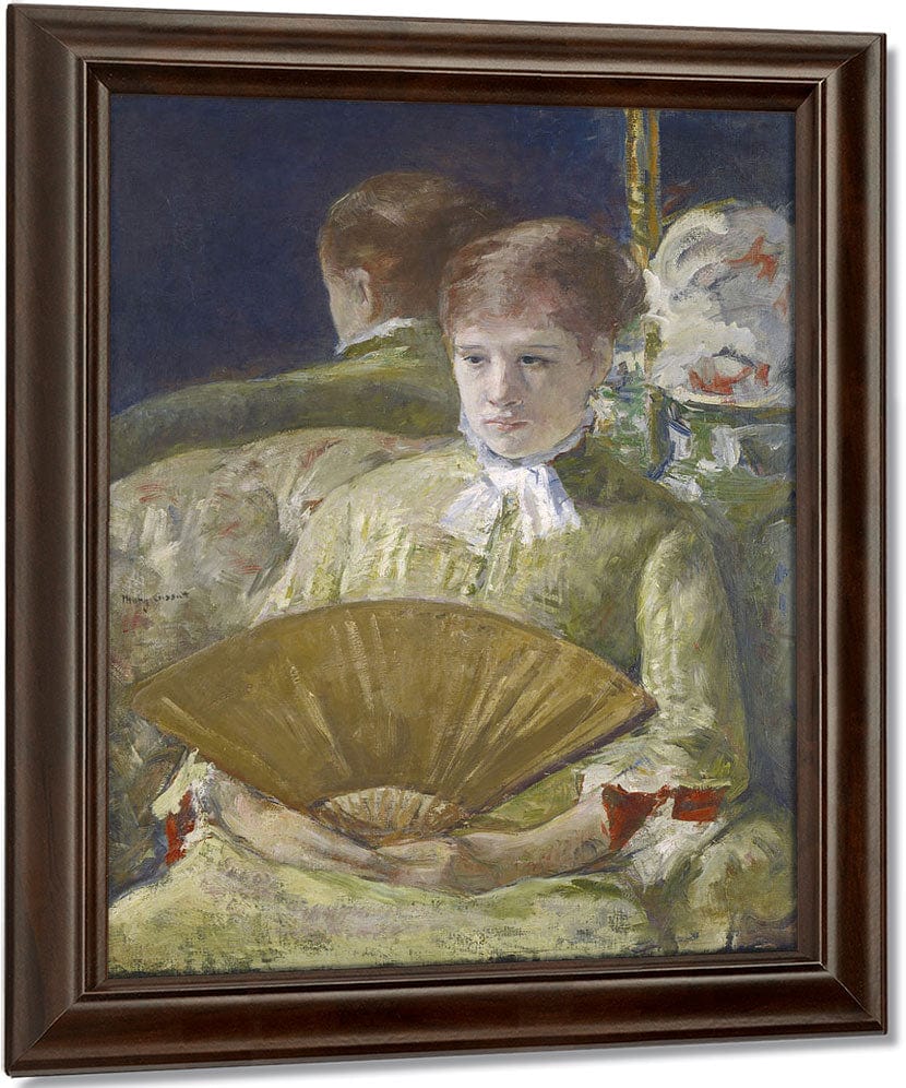 Miss Mary Ellison By Mary Cassatt Fine Art Print