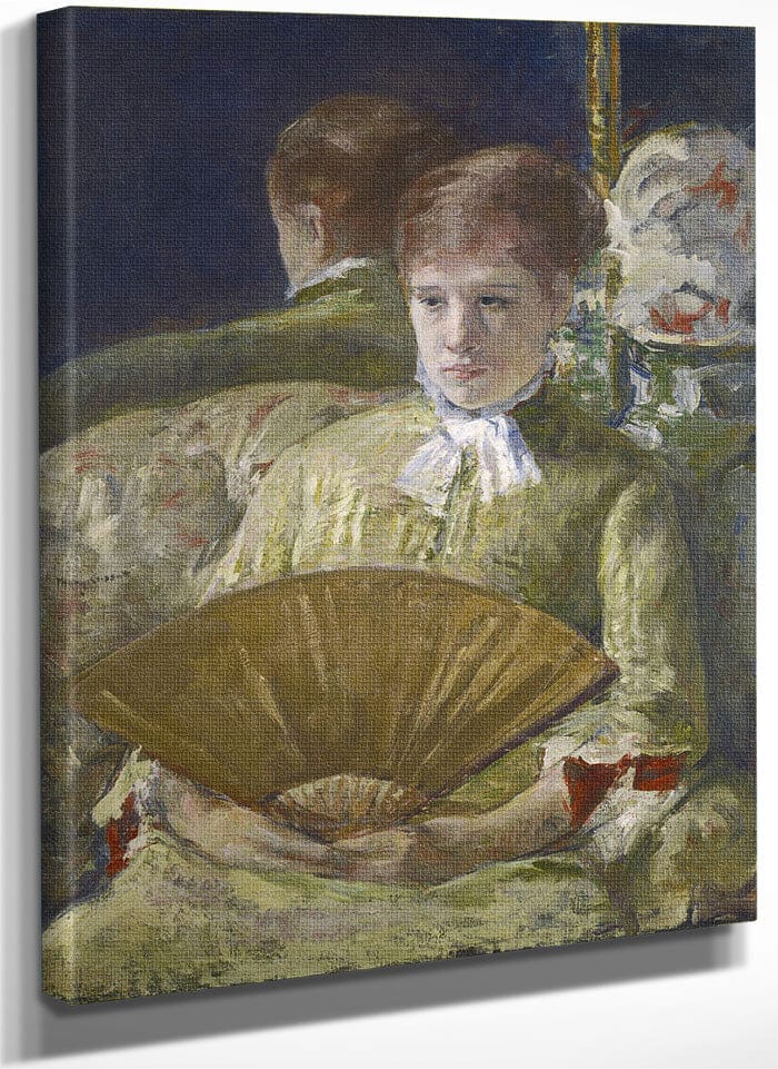 Miss Mary Ellison By Mary Cassatt Fine Art Print