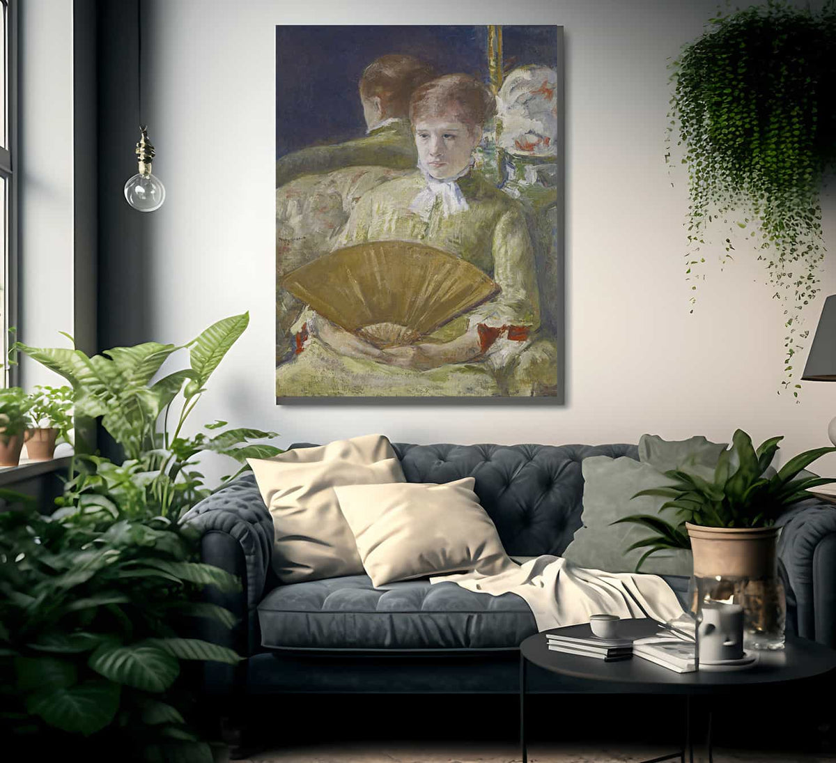 Miss Mary Ellison By Mary Cassatt Fine Art Print