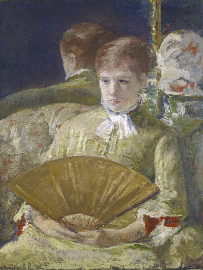 Miss Mary Ellison By Mary Cassatt Fine Art Print
