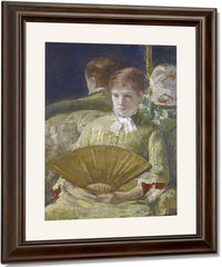 Miss Mary Ellison By Mary Cassatt Fine Art Print