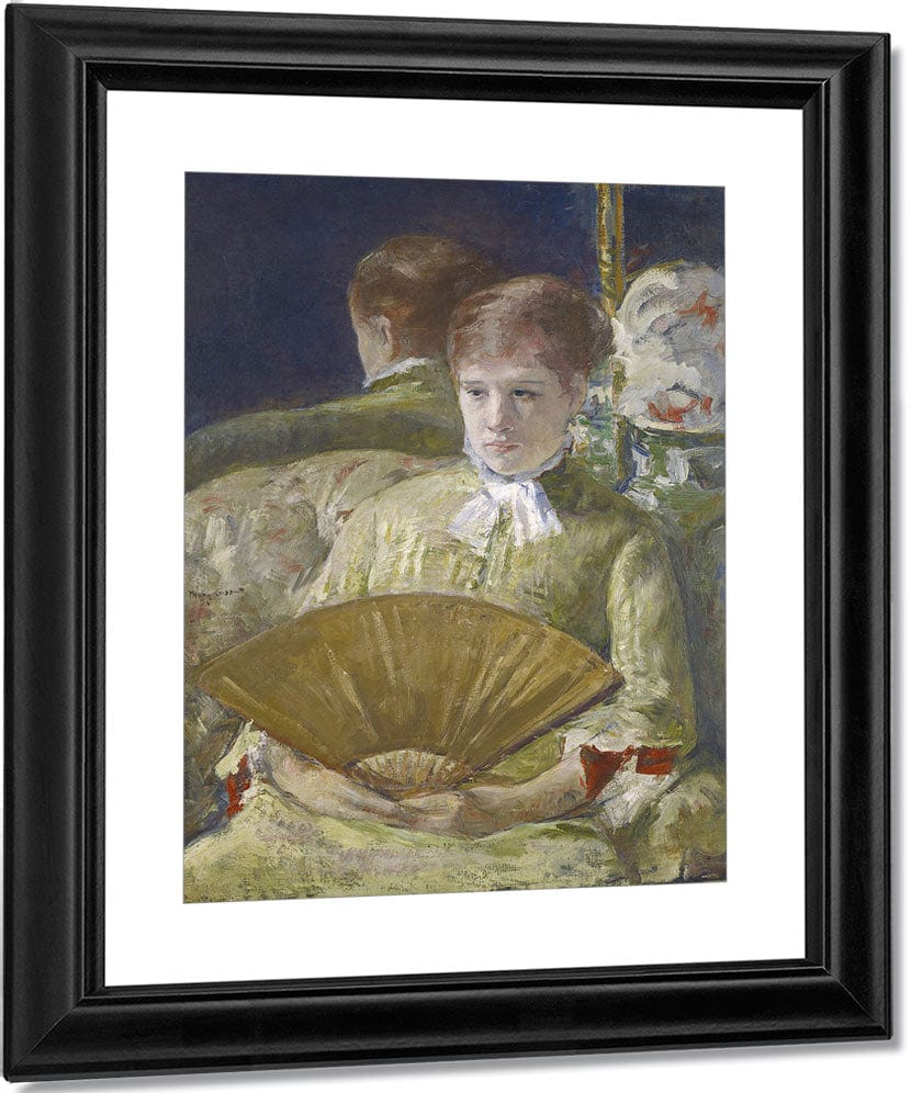 Miss Mary Ellison By Mary Cassatt Fine Art Print