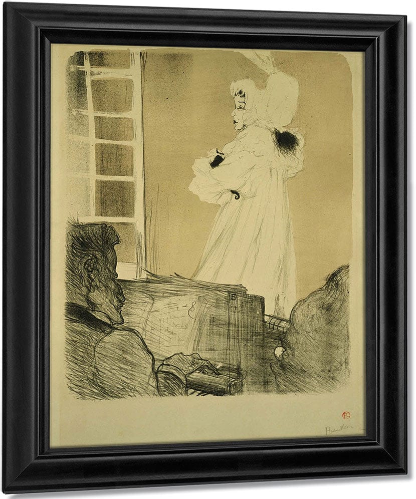 Miss May Belfort (State I) By Henri Marie Raymond De Toulouse Lautrec Monfa Fine Art Print