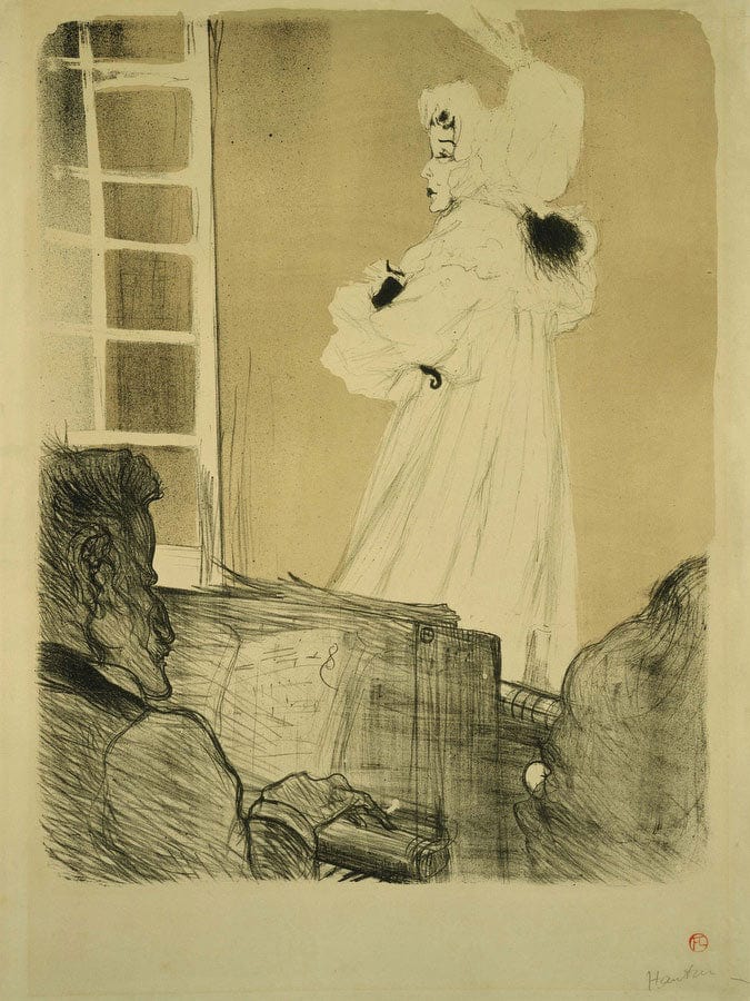 Miss May Belfort (State I) By Henri Marie Raymond De Toulouse Lautrec Monfa Fine Art Print