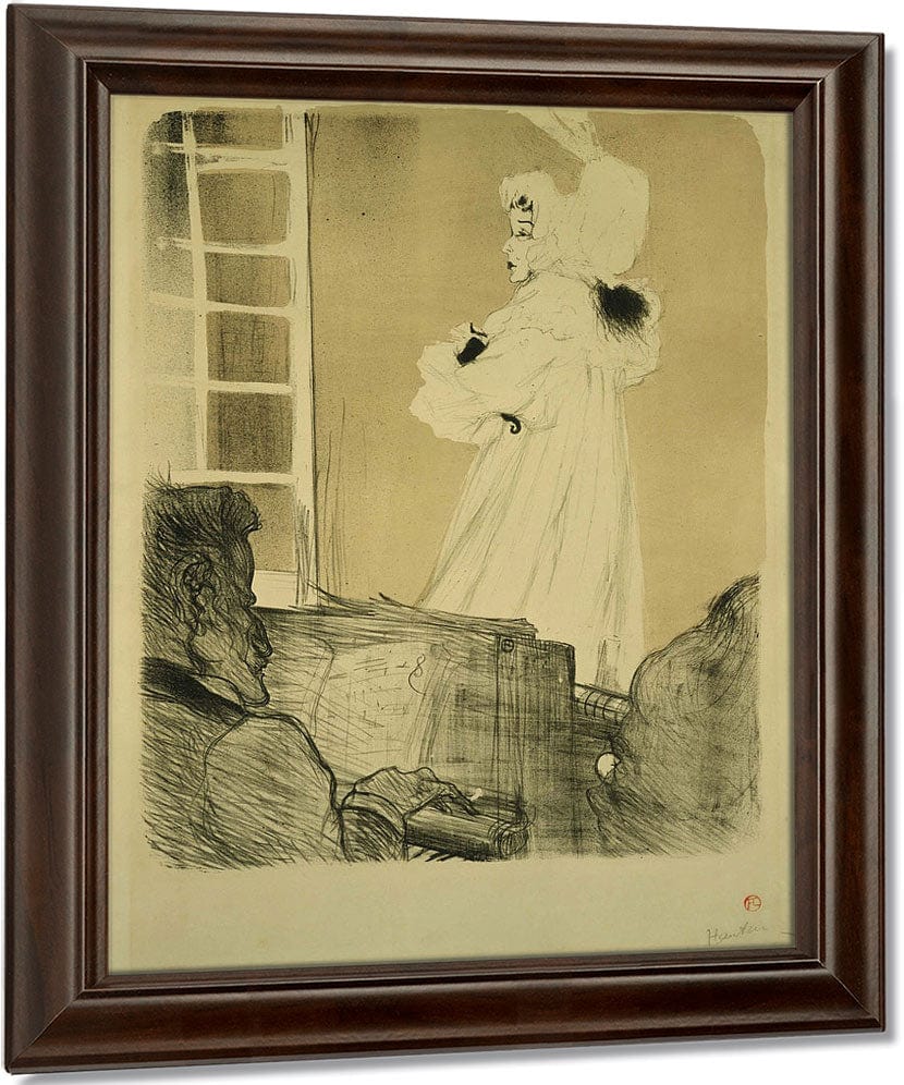Miss May Belfort (State I) By Henri Marie Raymond De Toulouse Lautrec Monfa Fine Art Print