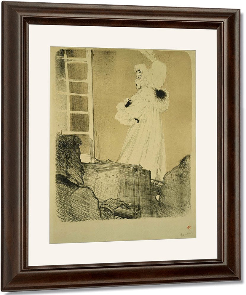 Miss May Belfort (State I) By Henri Marie Raymond De Toulouse Lautrec Monfa Fine Art Print