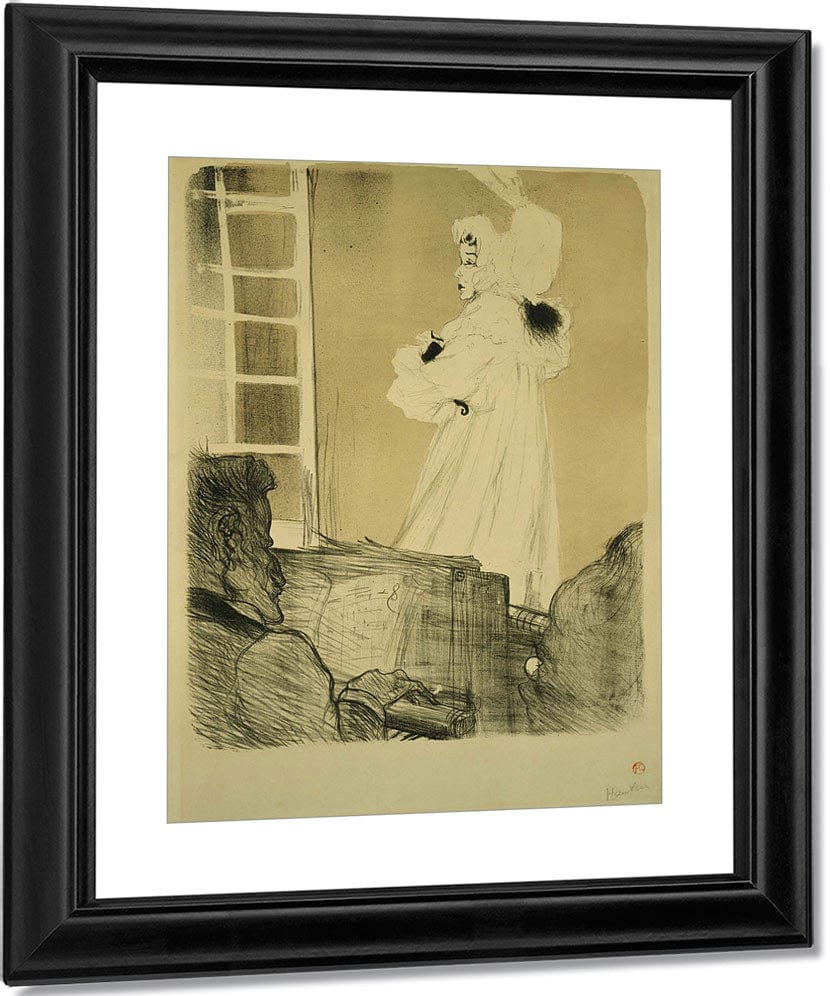 Miss May Belfort (State I) By Henri Marie Raymond De Toulouse Lautrec Monfa Fine Art Print