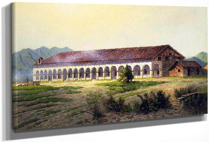 Mission San Fernando Rey De España By Edwin Deakin Fine Art Print