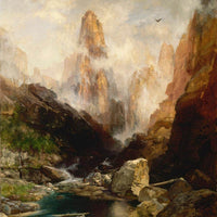 Mist In Kanab Canyon, Utah By Thomas Moran Fine Art Print