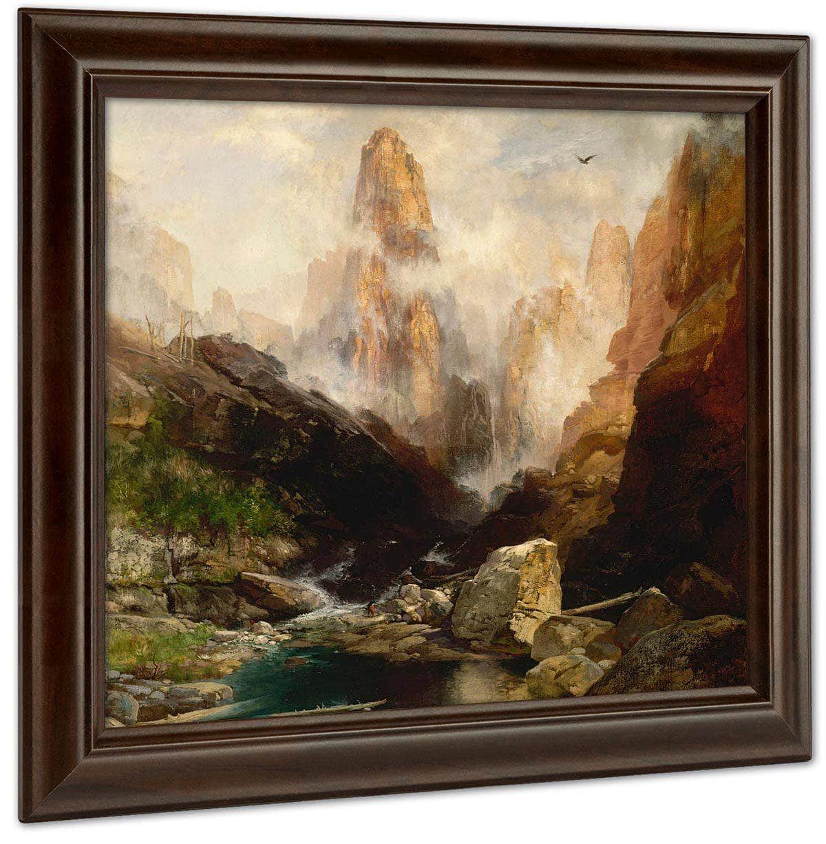 Mist In Kanab Canyon, Utah By Thomas Moran Fine Art Print