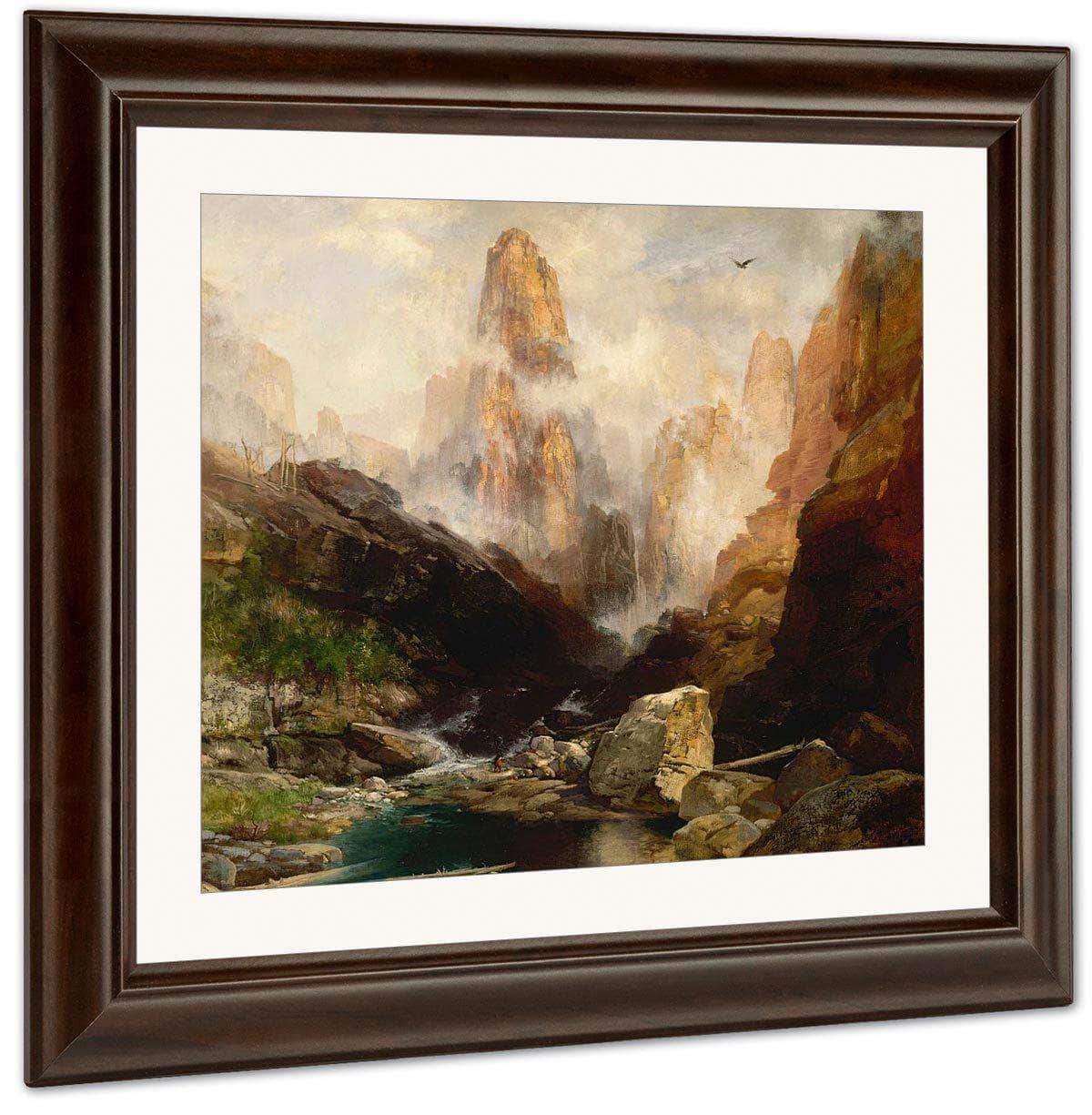 Mist In Kanab Canyon, Utah By Thomas Moran Fine Art Print