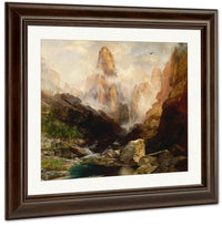 Mist In Kanab Canyon, Utah By Thomas Moran Fine Art Print