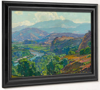 Misty Morning Santa Ana Canyon By William Wendt Fine Art Print