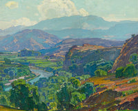 Misty Morning Santa Ana Canyon By William Wendt Fine Art Print