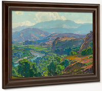 Misty Morning Santa Ana Canyon By William Wendt Fine Art Print