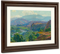 Misty Morning Santa Ana Canyon By William Wendt Fine Art Print