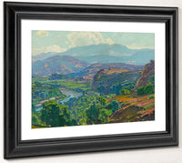 Misty Morning Santa Ana Canyon By William Wendt Fine Art Print