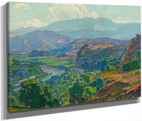 Misty Morning Santa Ana Canyon By William Wendt Fine Art Print