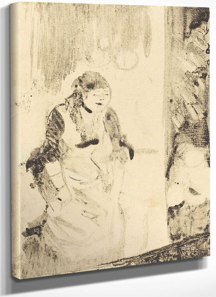 Mlle Becat By Edgar Degas Fine Art Print