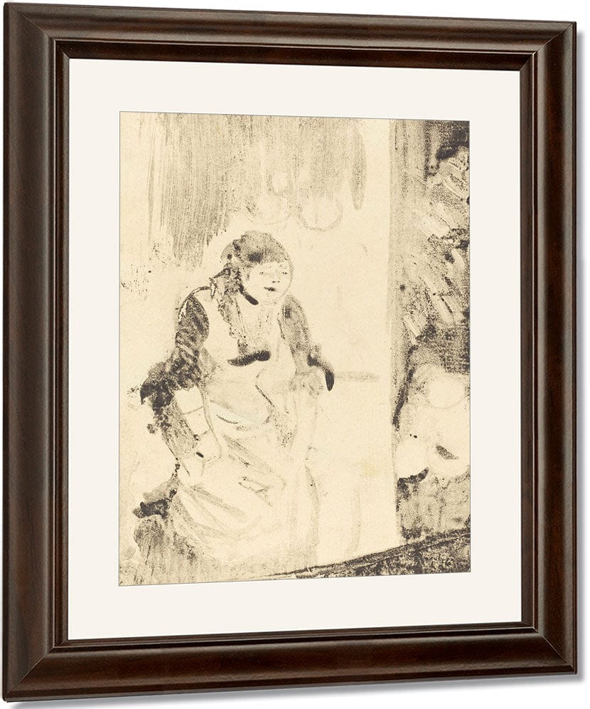 Mlle Becat By Edgar Degas Fine Art Print
