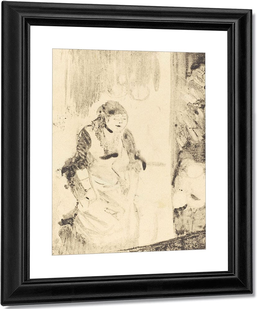 Mlle Becat By Edgar Degas Fine Art Print