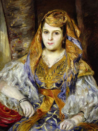Mme. Clementine Stora In Algerian Dress By Pierre Auguste Renoir Fine Art Print