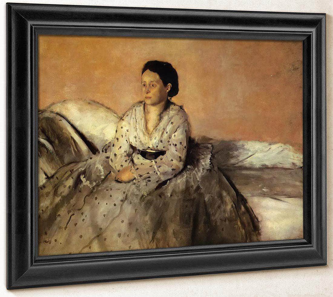 Mme. Rene De Gas By Edgar Degas Fine Art Print