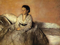 Mme. Rene De Gas By Edgar Degas Fine Art Print