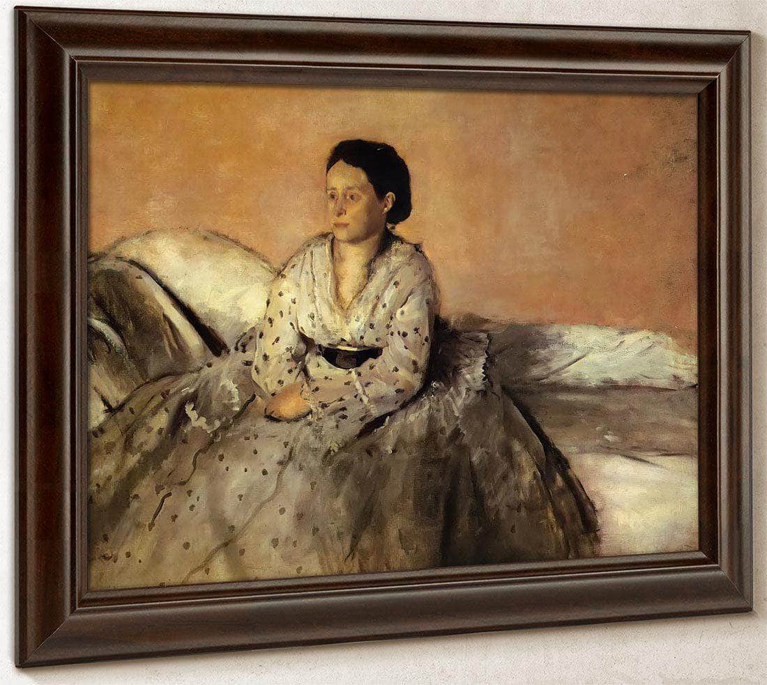 Mme. Rene De Gas By Edgar Degas Fine Art Print
