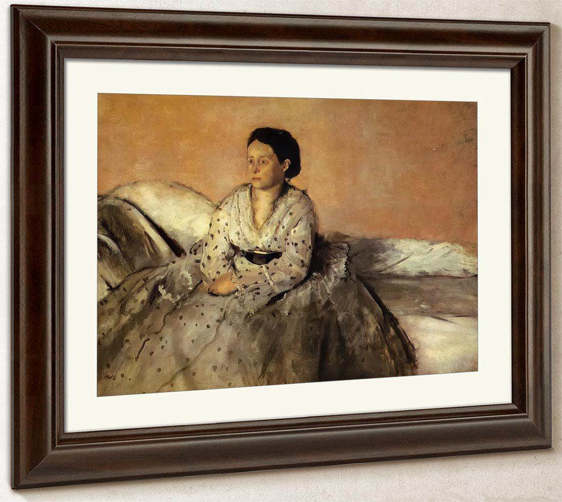 Mme. Rene De Gas By Edgar Degas Fine Art Print