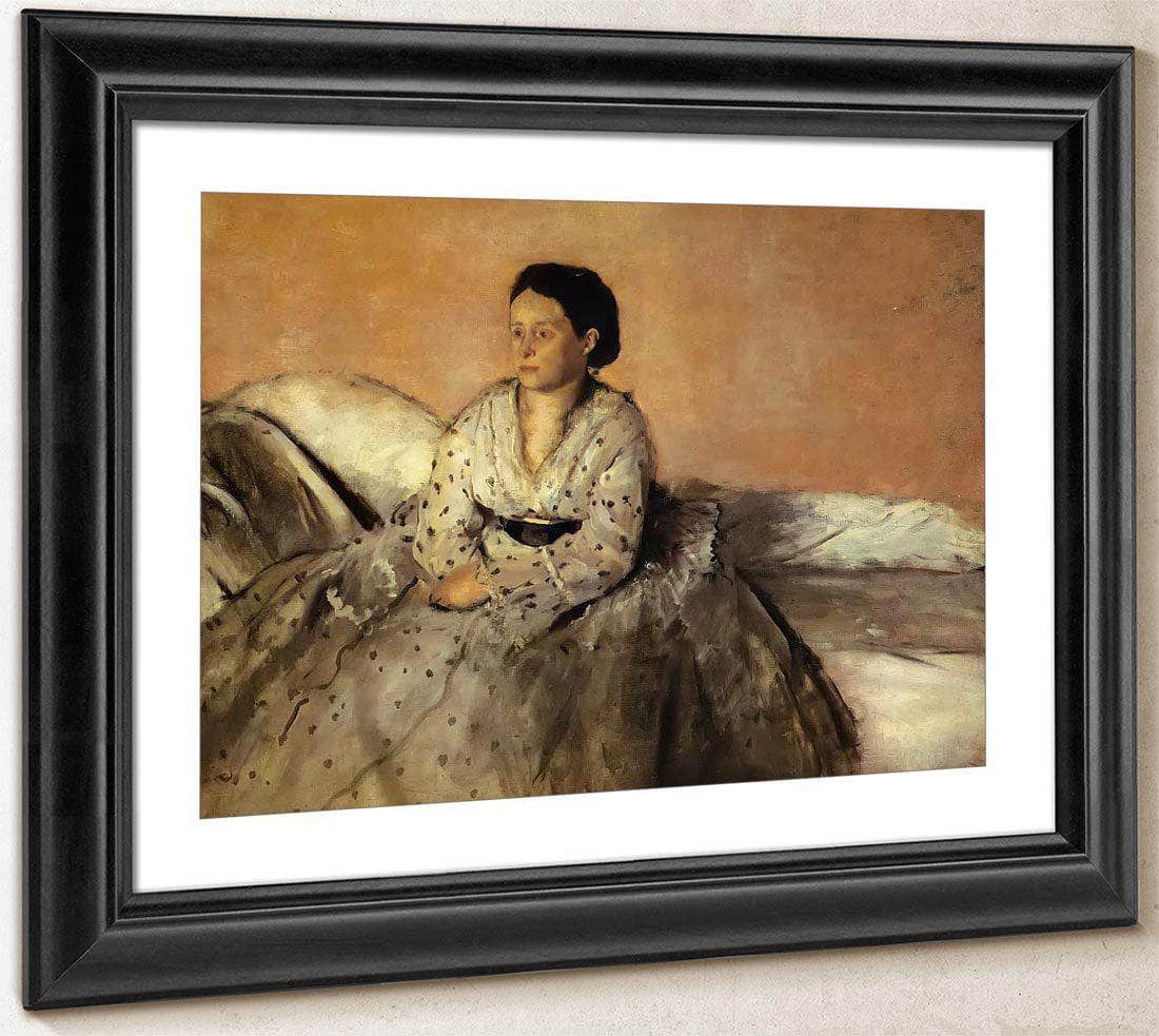 Mme. Rene De Gas By Edgar Degas Fine Art Print