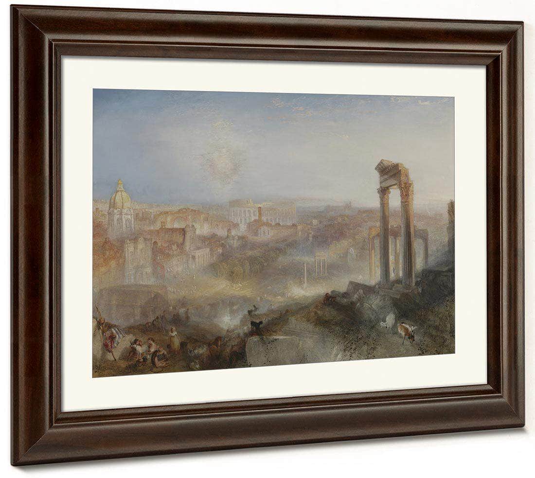 Modern Rome  Campo Vaccino By Joseph Mallord William Turner Fine Art Print