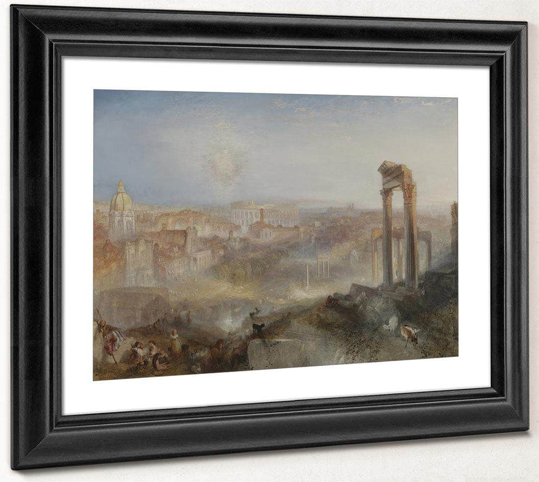 Modern Rome  Campo Vaccino By Joseph Mallord William Turner Fine Art Print
