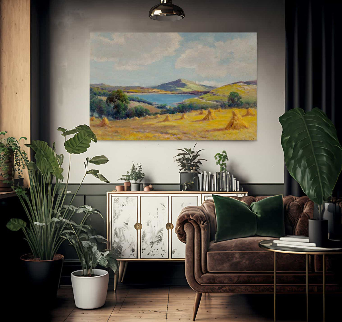 Moel Siabod North Wales By Alfred De Breanski Fine Art Print