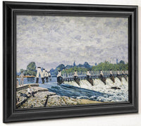 Molesey Weir Hampton Court 1874 By Alfred Sisley Fine Art Print