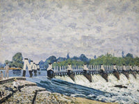 Molesey Weir Hampton Court 1874 By Alfred Sisley Fine Art Print