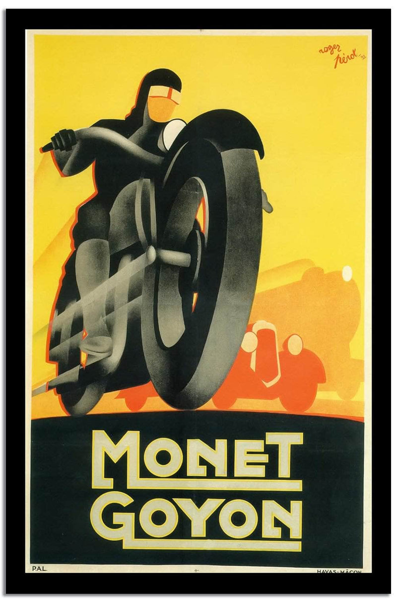 Monet Goyon  Vintage Poster Fine Art Print