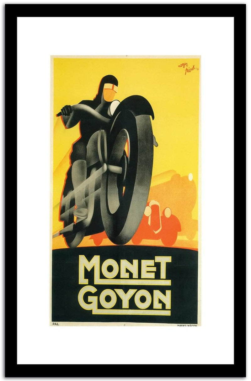 Monet Goyon  Vintage Poster Fine Art Print
