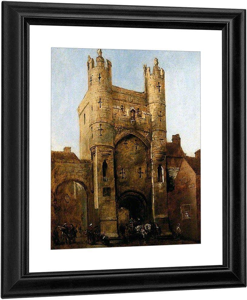Monk Bar, York By William Etty Fine Art Print